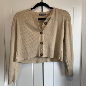 Nasty Gal Cropped Cardigan